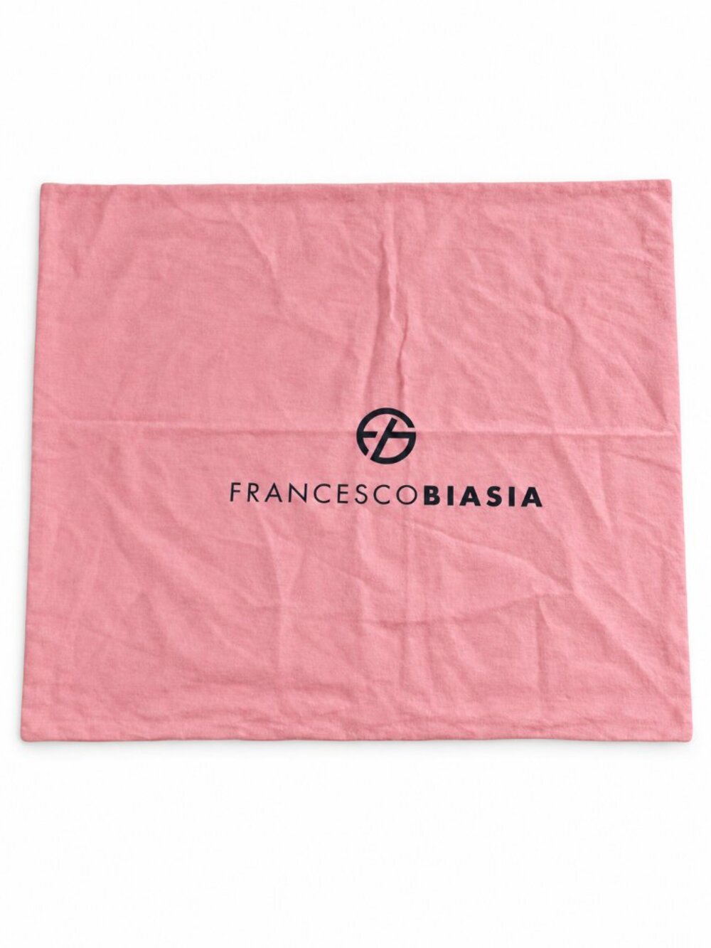 Francesco Biasia Flannel Dustbag Protector Large Dustbag Pink Black 25" x 30.5"